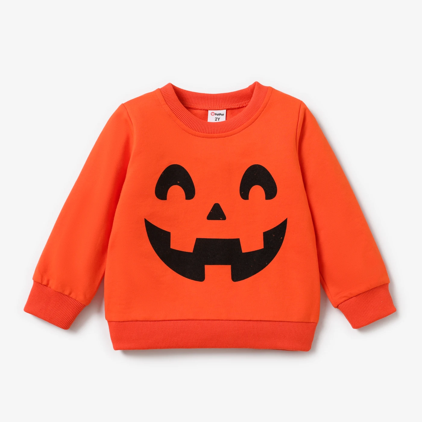 PatPat Toddler Girl/Boy Halloween Pattern Sweatshirt