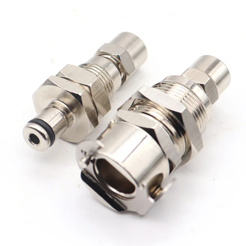 CPC Type Quick-screwing Male and Female Metal Fluid Pipeline Connection Quick Connector LCD12004 LCD12006