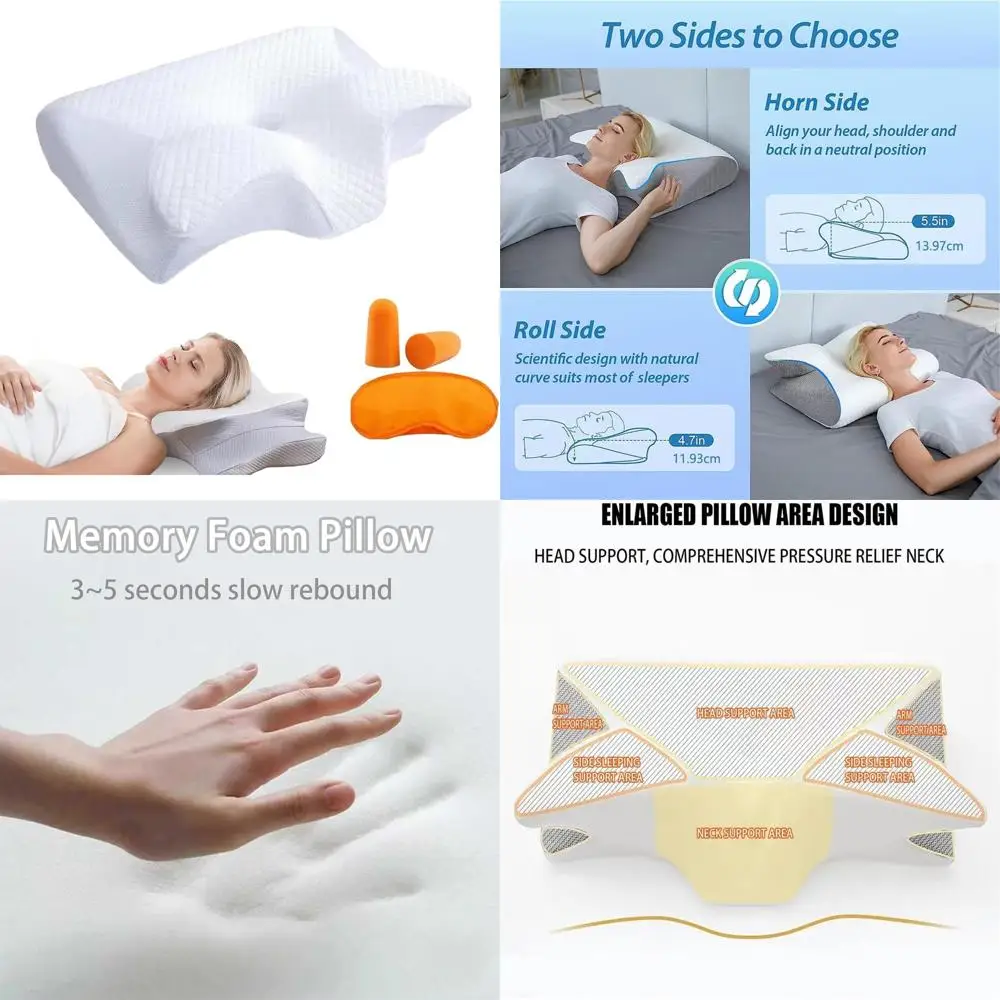 

Advanced Airway Pro Sleep Apnea Pillow 2025: Enhanced Cervical Support for Side and Back Sleepers with Stoma