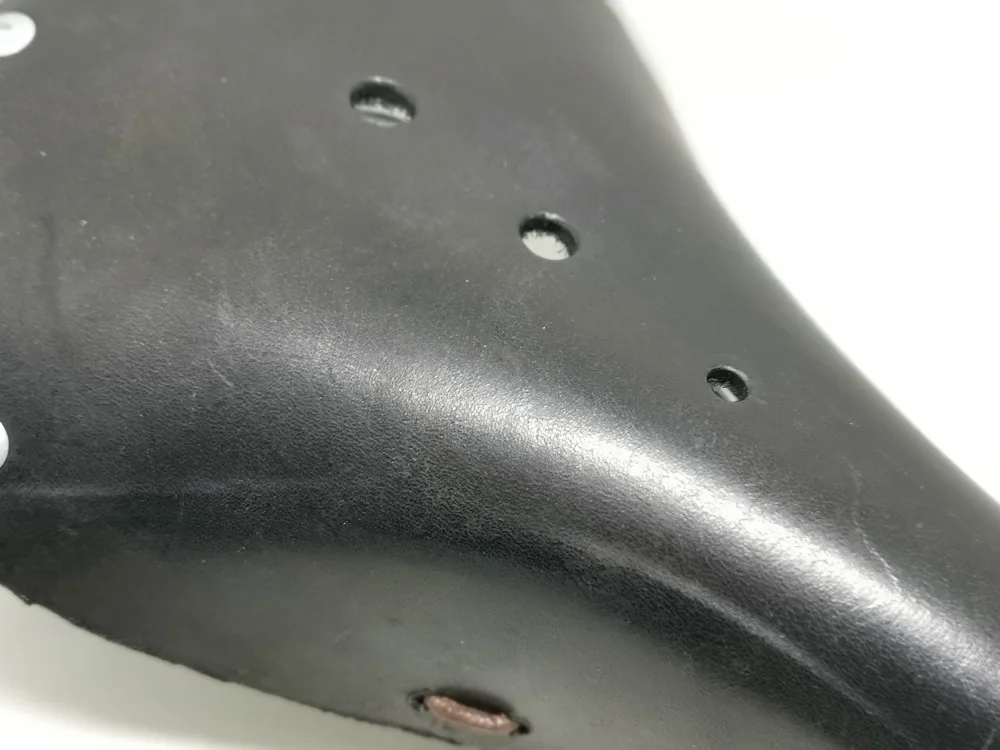 Multi Style Retro-Rindsleder-Fahrradsattel, bequem, erste Schicht Rindsleder, rein handgefertigt, Fahrradteile, G98 – Detail 37