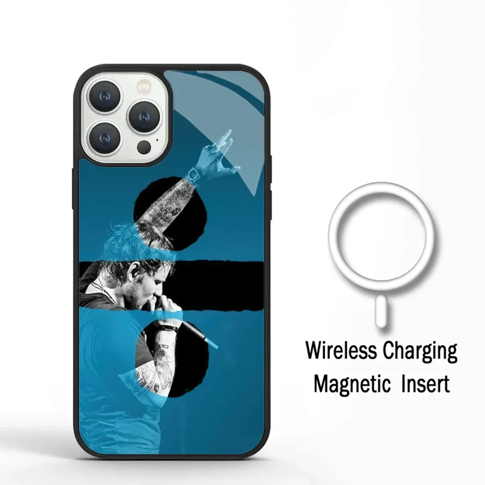 Ed Singer S-Sheerans Phone Case For IPhone 11 12 13 14 15 Plus Pro Max Mirror Acrylic Cover For Magsafe Wireless Charging