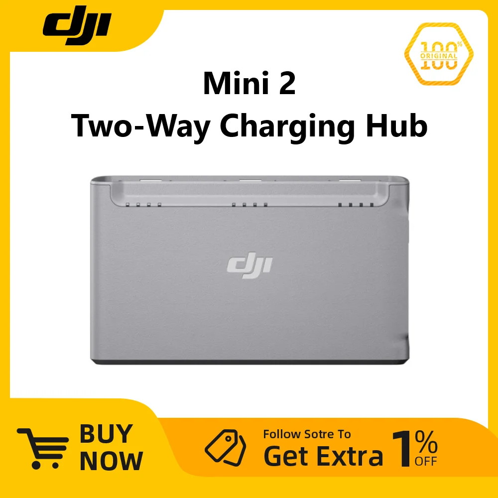 

Original DJI Mini 2 Two-Way Charging Hub for Mini 2 SE DJI Mini 2 DJI Mini SE Mini 4k Multifunctional Charger DJI Original