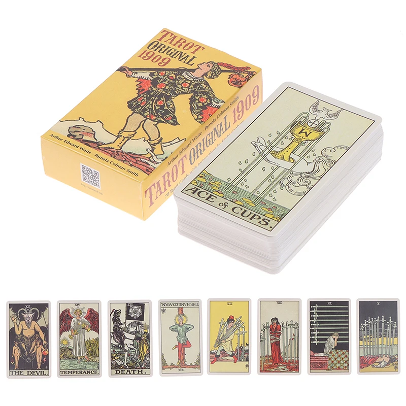 

1909 Rider Waite Tarot Original 1909 Deck Card Smith Tarot Board Game Divination Deck Table Game