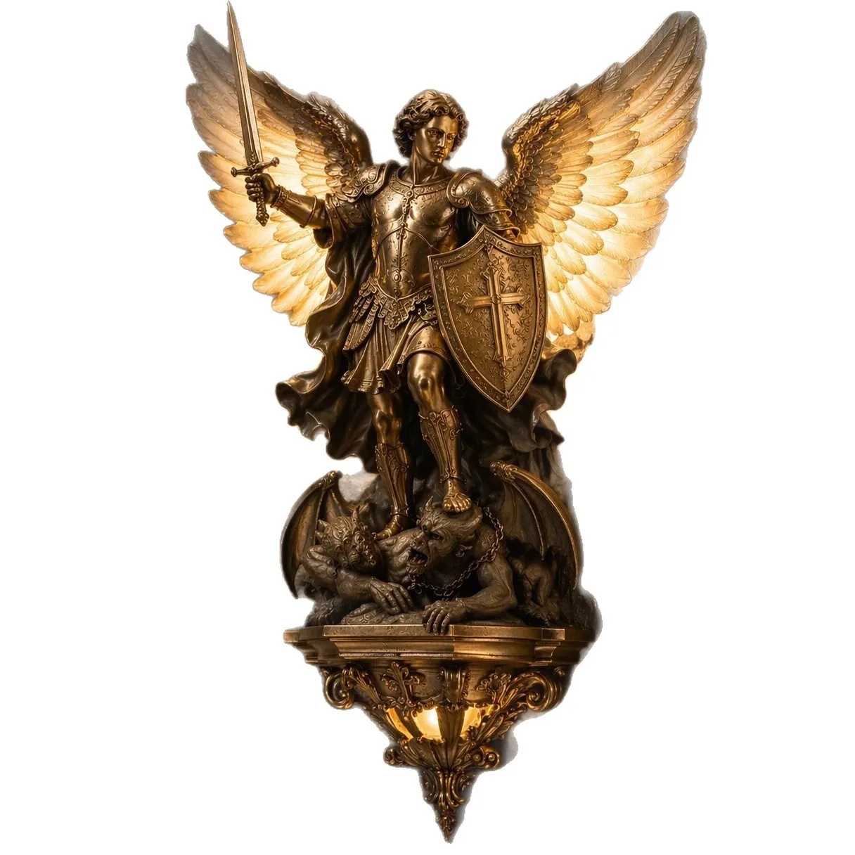 Gothic Wall Light Angel Room Lighting LED Wall Night Light For Homeowners Living Room Bedroom Study Dorm Home Apartment