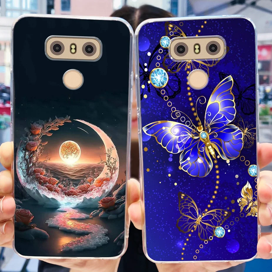 For LG G6 Case LG G6+ H870 H871 H872 H873 H870K Cute Fashion Painted Cover Soft TPU Phone Case For LG G6 Plus LGG6 Fundas Bumper