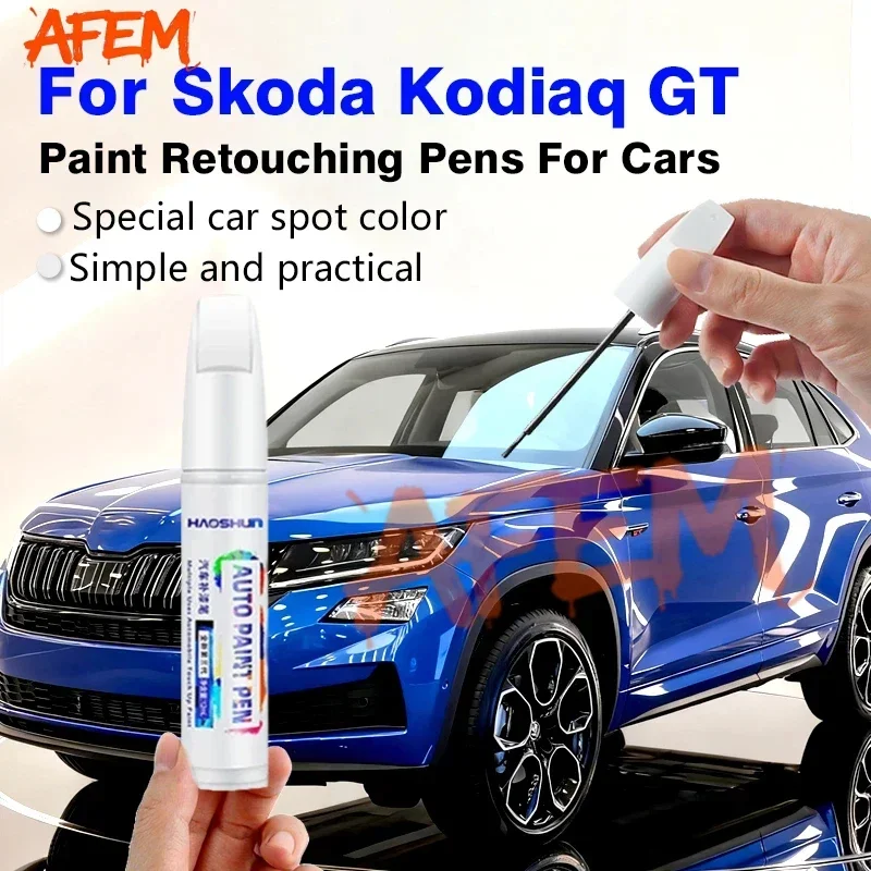 For Skoda Kodiaq GT Car Touch Up Paint Scratch Removal Repair Paint Car Paint Protection Clear Coat Pen Starry Night Gray