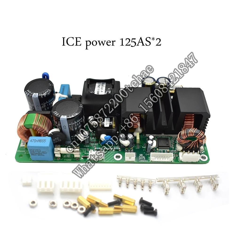 Latest Icepower Power Amplifier ICE125ASX2 Digital Stereo Channel Amplificador Board Hifi Stage Amp With Accessories