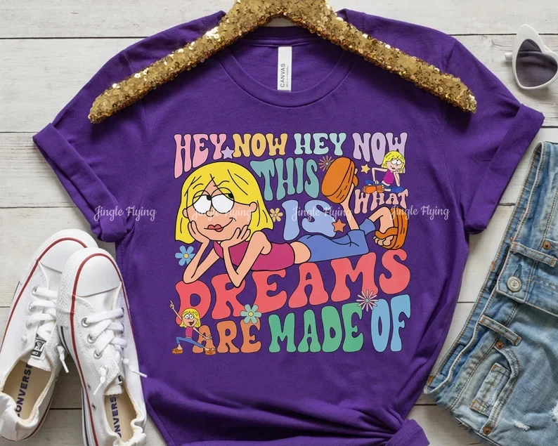 Cute Lizzie McGuire This Is What Dreams Are Made Of Retro T Shirt WDW Magic Kingdom Trip Family Vacation Holiday Gift