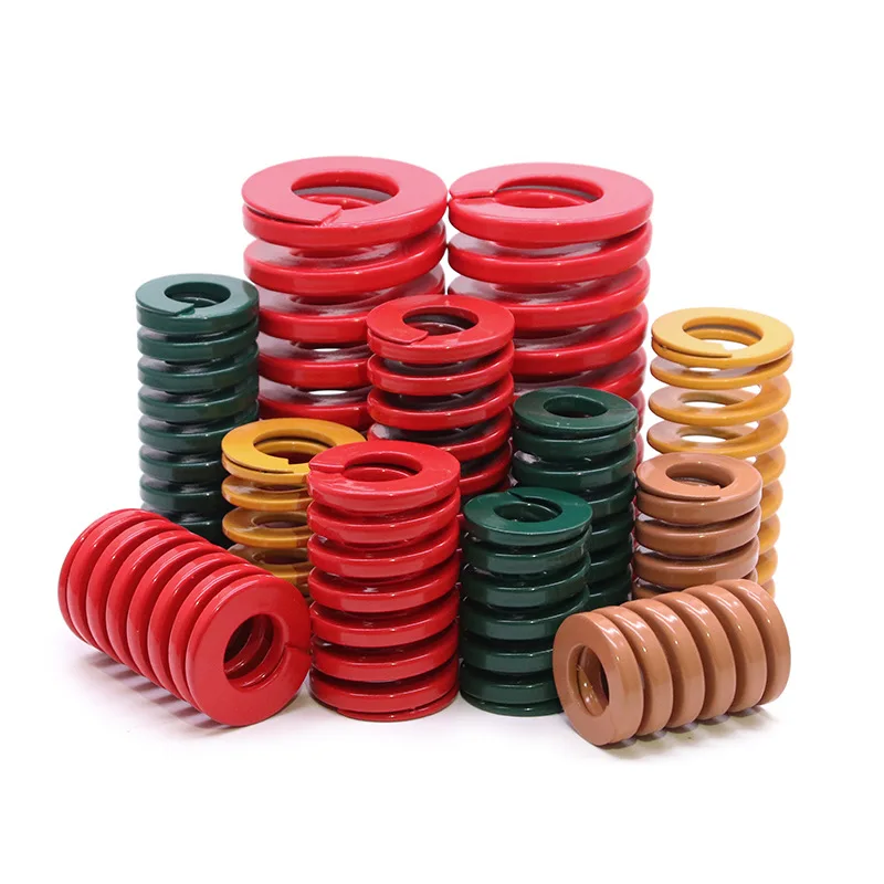 Creamily 3PCS Mold Springs Alloy Steel Coiling Springs TM Red Medium Load Press Compression Springs OD22mm ID11mm L20mm-300mm