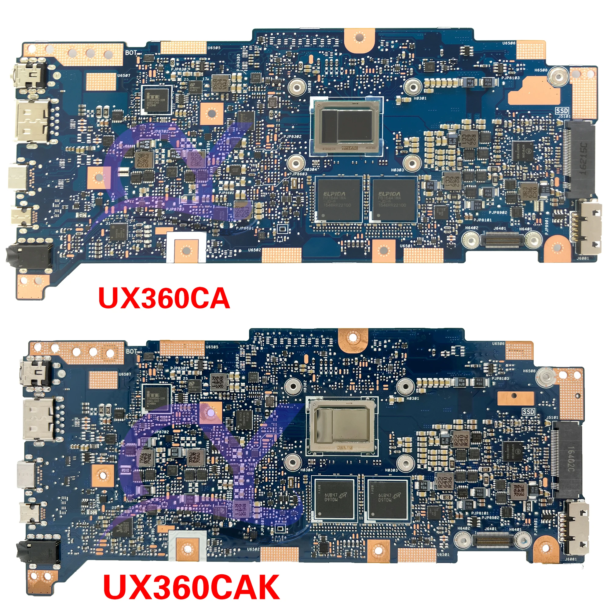 Imagem -03 - Placa-mãe do Portátil para Asus Ux360ca Ux360cak Ux360c Tp360ca U360ca U360ca m3 i5 m7 4g 8g Ram Funcionamento 100