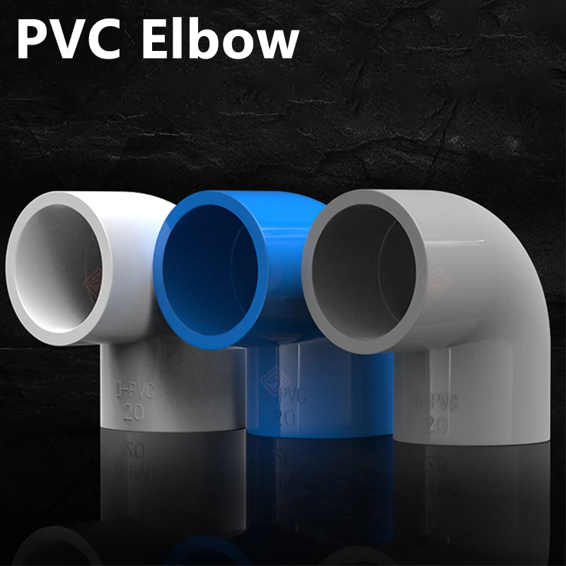 5pcs 90 degree elbow PVC connector elbow water pipe accessories water supply pipe water supply joint fish tank pipe fittings