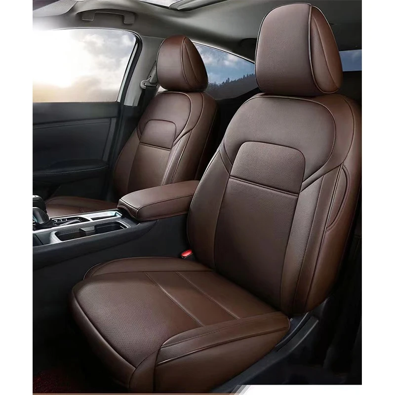 

Specially customized leather car seat covers for the 500 cylinder gasoline version, with full front and rear covers