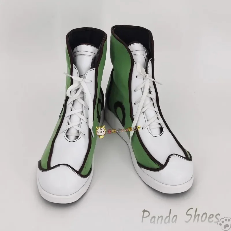 Anime Chainsaw Man Denji Cosplay Shoes Denji Cos Green Sneaker Boots Cosplay Costume Prop Shoes for Con Halloween Party