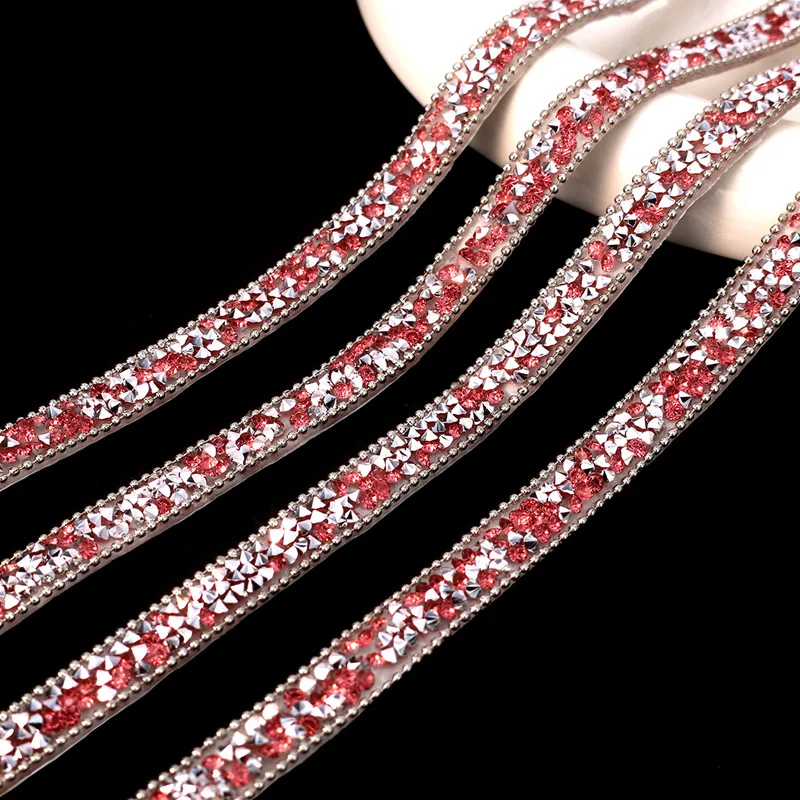 Cinta artesanal, pegatina de diamantes de imitación brillantes, pegatina embellecedora, accesorios de ropa personalizables para decoraciones de boda, decoración de fiesta