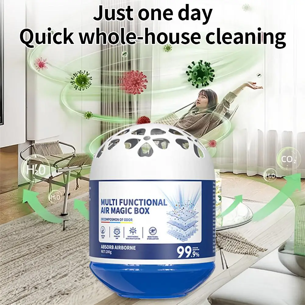 Air Purifier Long-Lasting Cleaner Indoor Air Purification Dust Removal Magic Box Multifunctional Noise Air Magic Box For Home