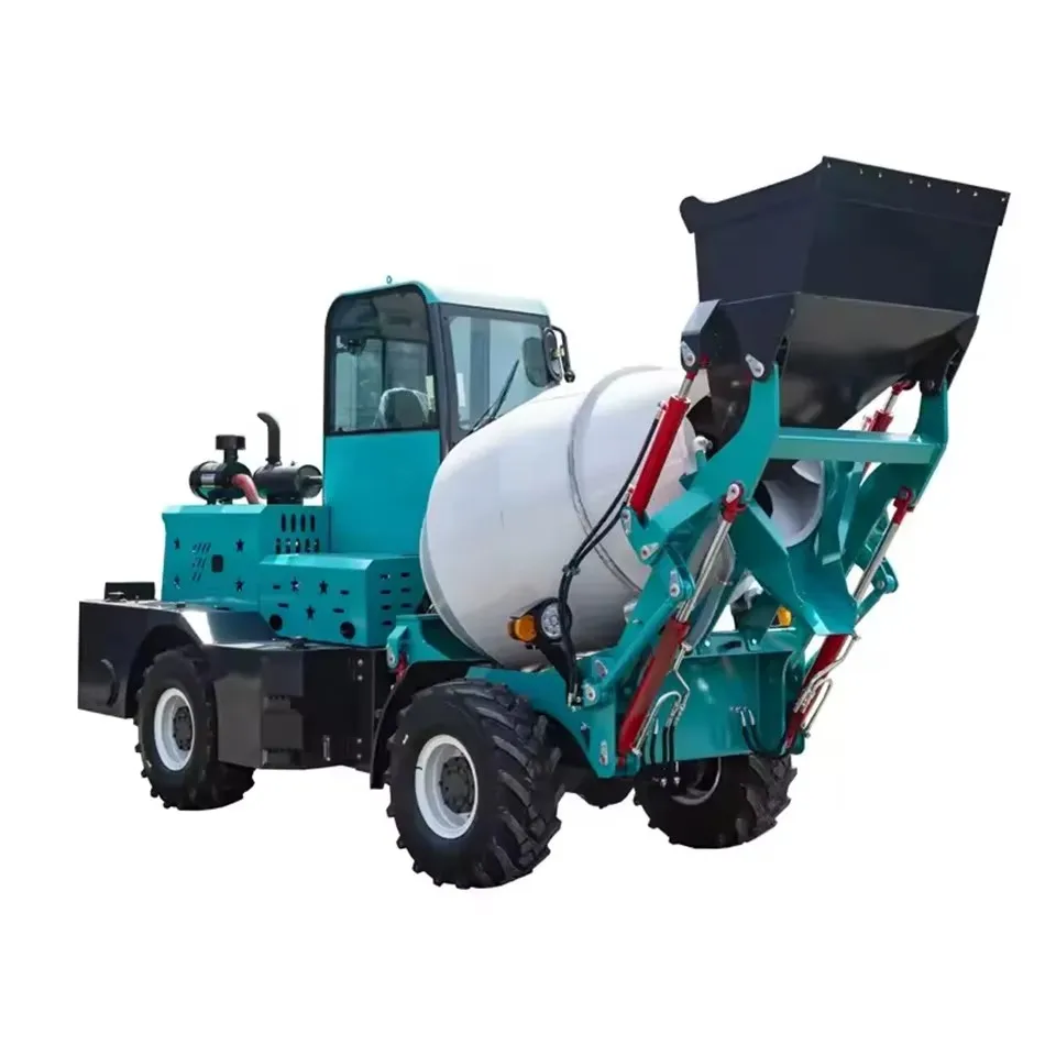 New Intelligent Self-Loading Cement Concrete Mixer Truck Pump Engine 4 Cubic Construction Farming Industries Manufactured Core