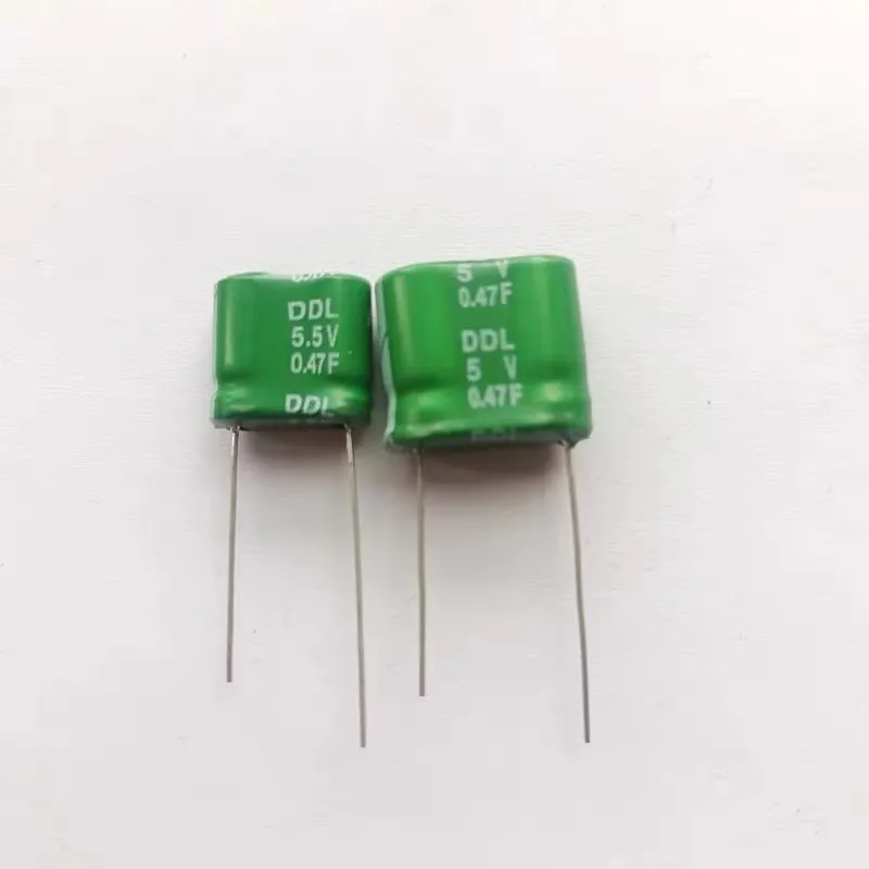 10PCS New imported super  capacitor 5.5V/0.47F/1F 5.5V1.5F/5.5V2.5F 5.5V5F combined type