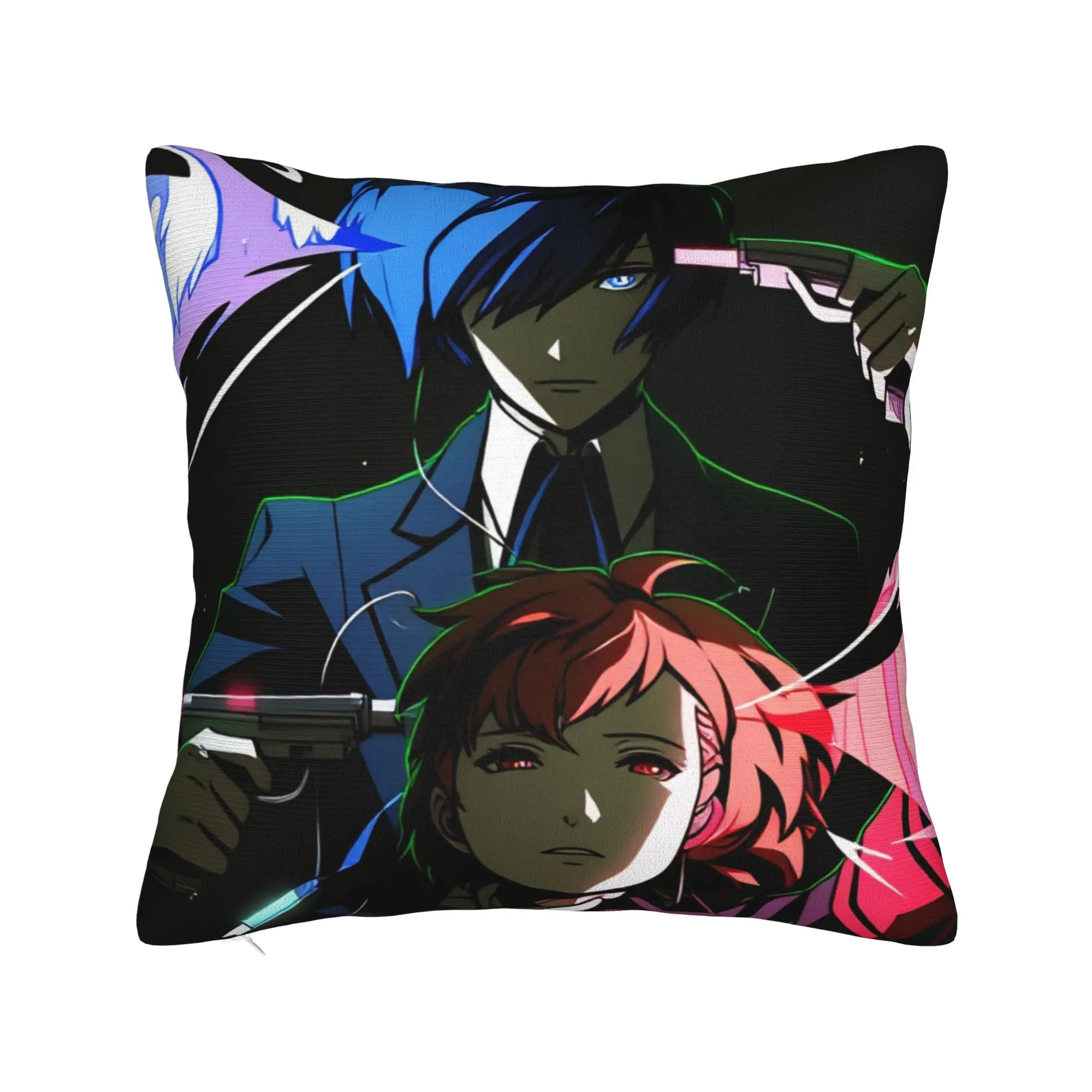 Pillow Case ATLUS P-Personas 2 Fanart Graphic  Pillow Cover For Sofa Home Decor Kawaii Pillowcases