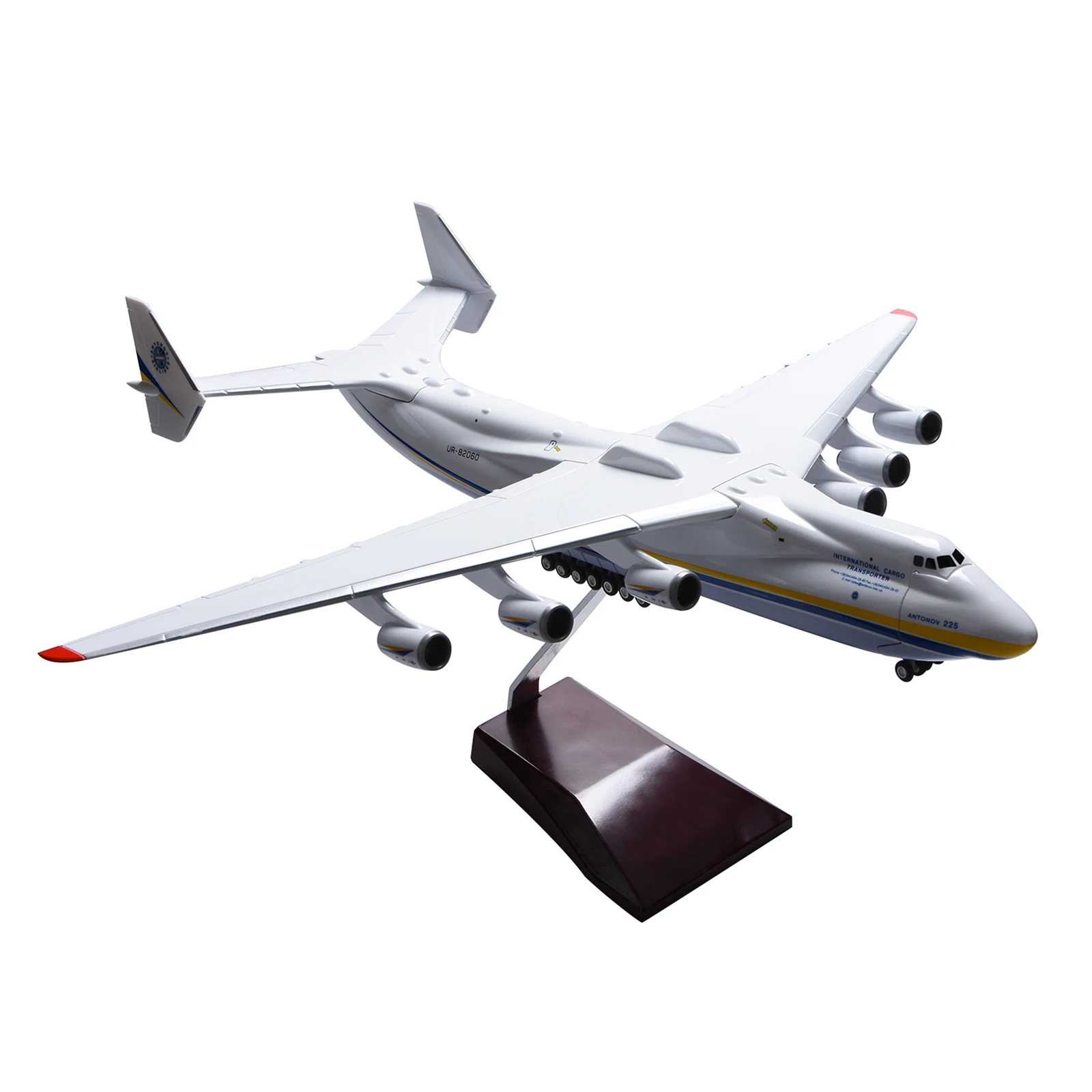 

42cm 1/200 Scale Model For Antonov AN-225 AN225 Mriya Transport Aircraft Airplane Resin Plastic Replica Collection Display