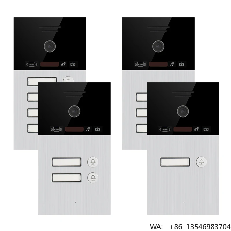 Bcom SIP IP Video Door Phone System 7-inch TFT LCD Touch Screen Motion Detection for Apartment Building  Smart App Intercom