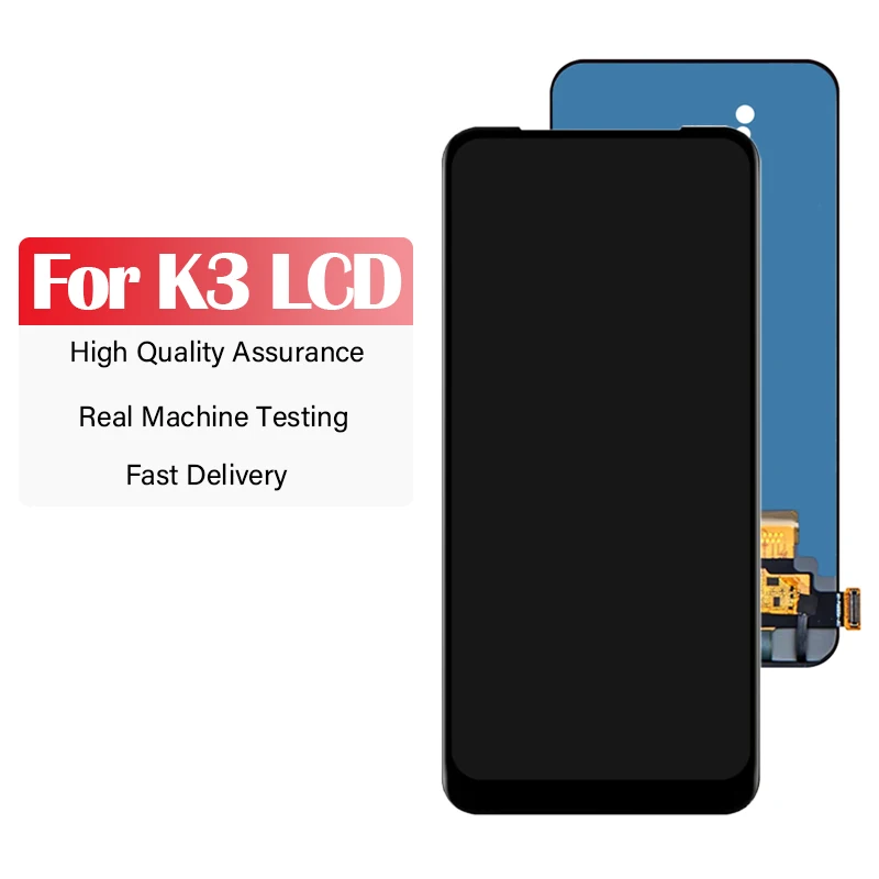 LCD Screen for 6.50 inches OPPO K3 CPH1955, PCGM00 LCD Touch Screen Digitizer Assembly with Repair Tool and Glue for realme x