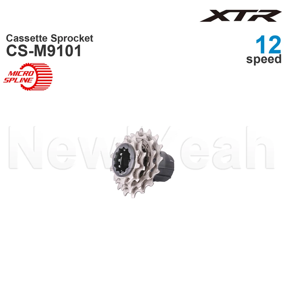 SHIMANO-XTR-カセットスプロケット,フリーホイール,MTB,12スピード,10