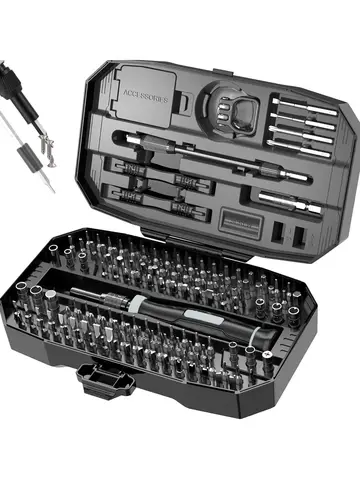 Juego de destornilladores de precisión para ordenador portátil, Kit de reparación profesional 152/25 en 1, T5, T6, Torx