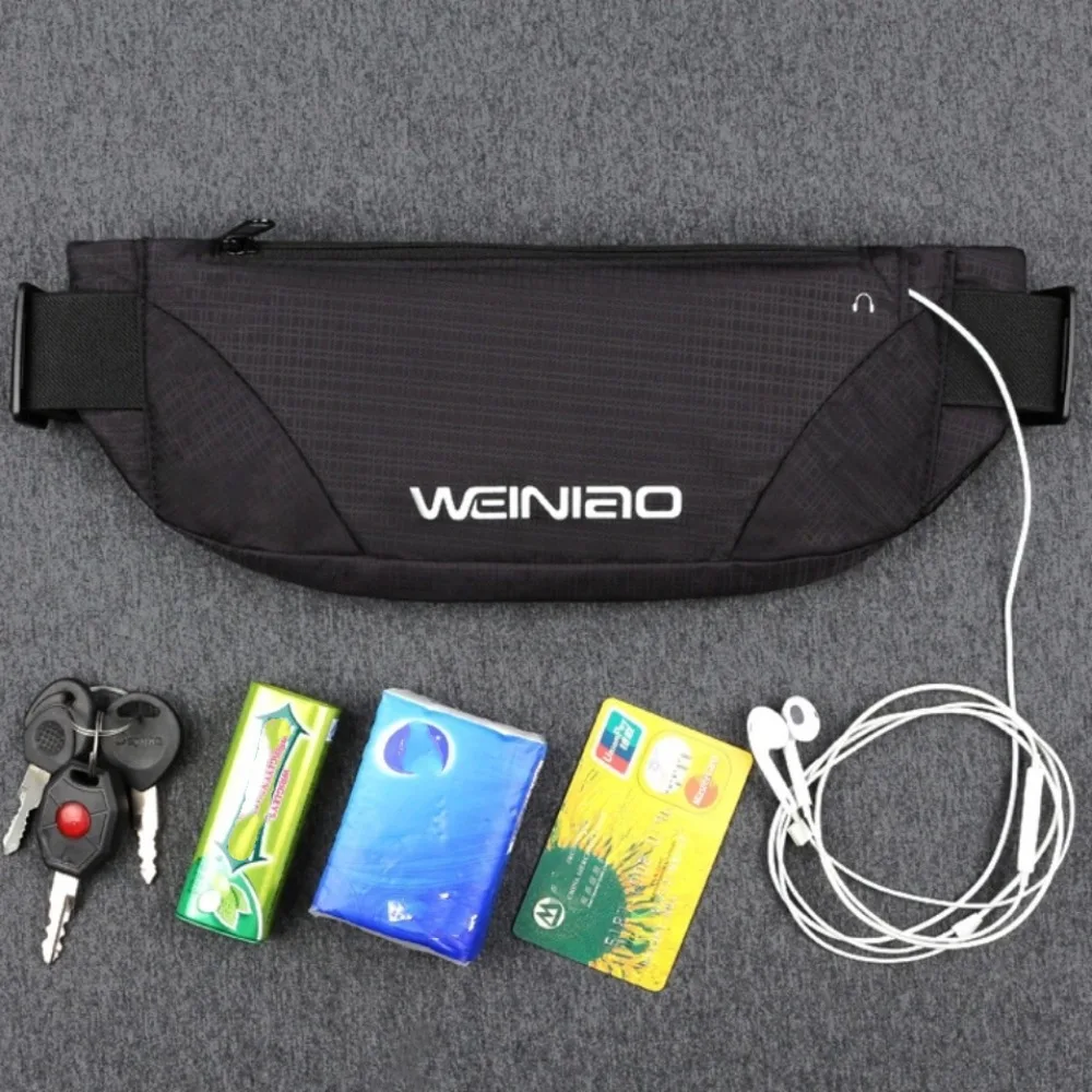 New Female Running Waist Bag Waterproof Sports Gym Mobile Phone Bag Men Women Hidden Pouch Sports Running Belt Waist Pack