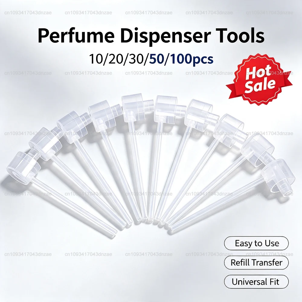 10/100PCS Perfume Dispenser Tools Diffuser Funnels Cosmetic Pump Dispenser Portable Sprayer Refill Pump Bottle Filling Device