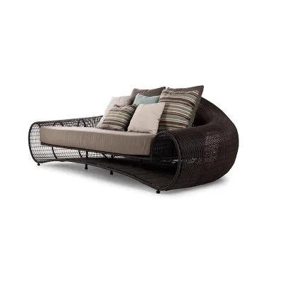 

Creative outdoor rattan sofa, leisure courtyard villa outdoor furniture fashion model room rattan sofa