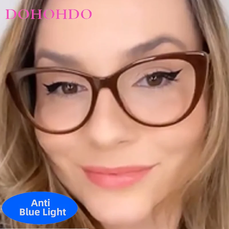 

Retro Cat Eye Glasses Men Women Trendy Luxury Brand Design Optical Spectacle Anti-Blue Light Computer Eye Protection Eyeglasses