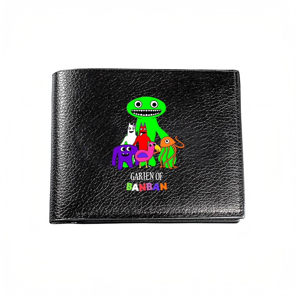 Garten Of Banban Colorful Monster Design Men's Wallet Card Holder Casual Business Fashion Print Accessory