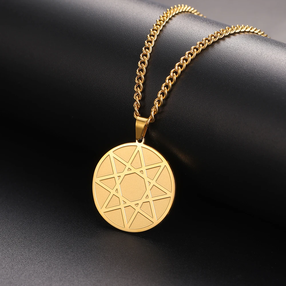 Dawapara Melchizedek Priestertum Symbol Halskette König des Friedens Oktagramm Anhänger Edelstahl religiösen Schmuck – Detail 8