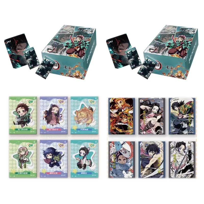 

Demon Slayer Collection Card Junka 4 Box Ssr Ur Mitsuritanjirō Puzzle Booster Box Gift Playing Anime Acg Cards