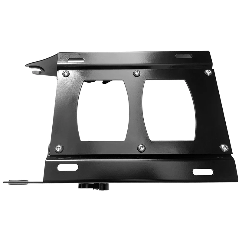 HCMT Black & Chrome Detachable 2 Two Up Tour Pak Pack Mounting Luggage Rack with Harley Touring Road King Street Glide 2014-up