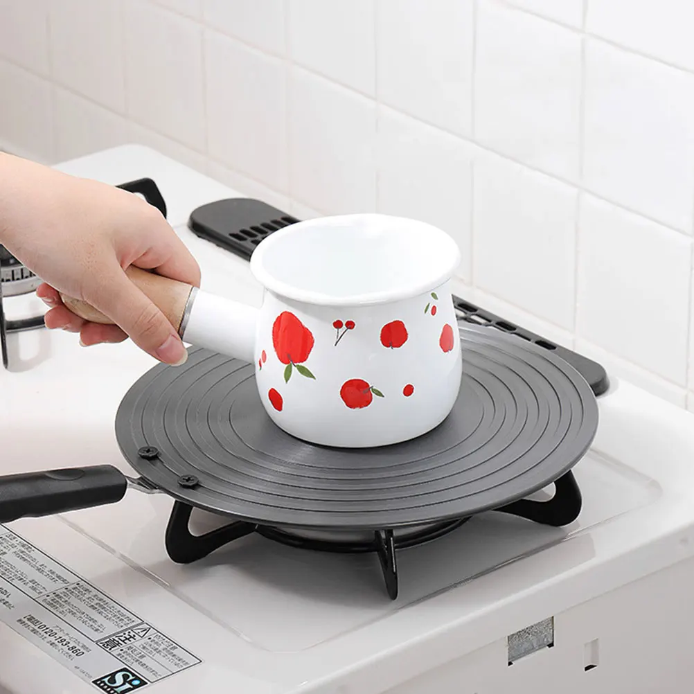 

Aluminum Heat Diffuser Plate For Induction Cooktop Gas Stove Metal Cooking Converter Sturdy Suitable Iron Ceramic Pots