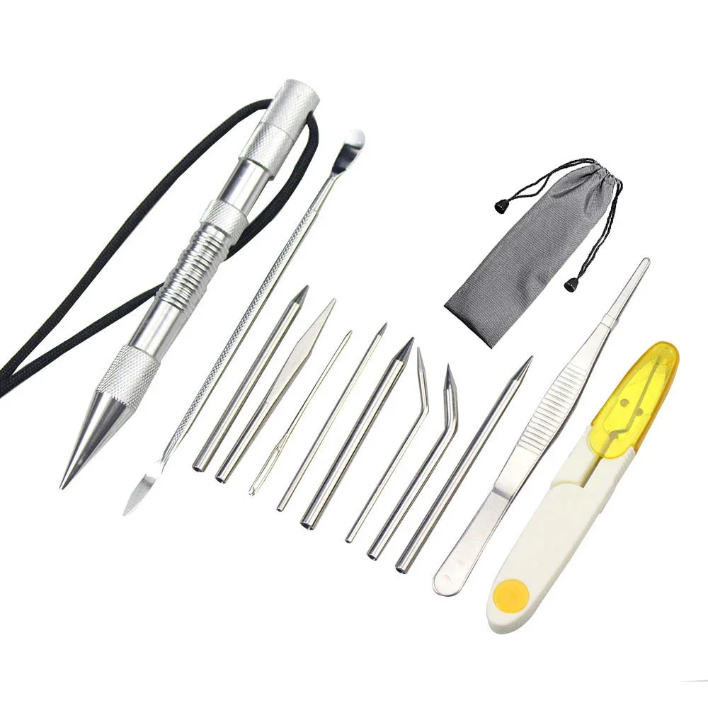 

Paracord Needles Weaving Tool Parachute Stitching Needles Set Bracelet DIY Knitting Tool Kit Multifunction Wire Weaving Needle