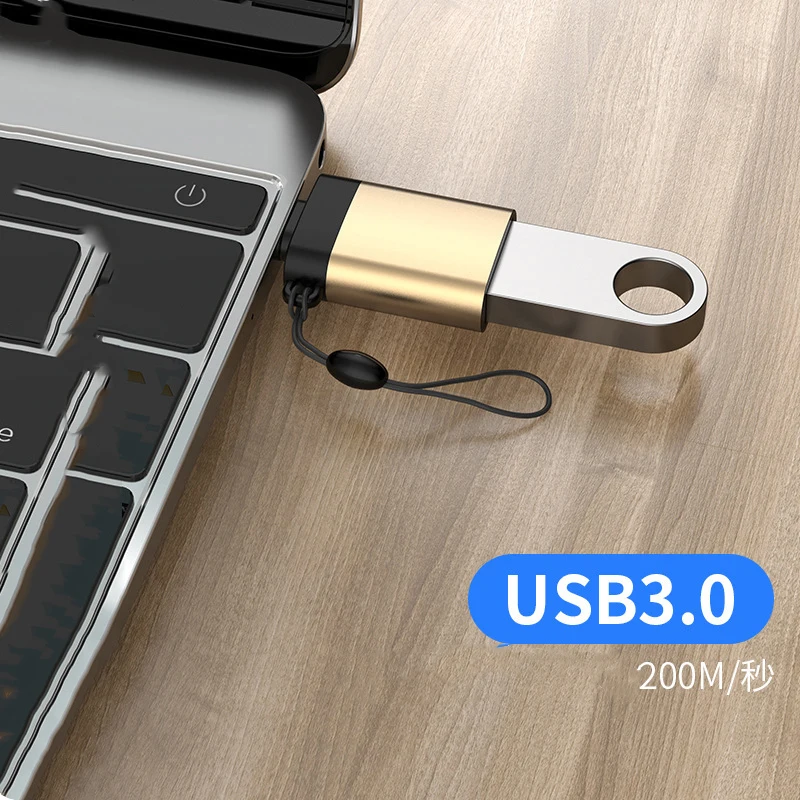 USB 3.0 to Type C Male Adapter USB A to USB-C Connector OTG Type C Converter MacBook Phone Car Music Connection A3
