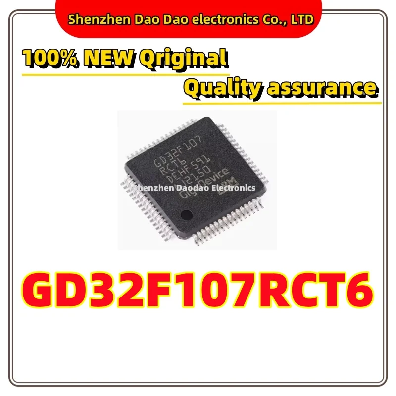 GD32F107RCT6 LQFP-64 ARM Cortex-M3 32-bit microcontroller -MCU chip IC New original