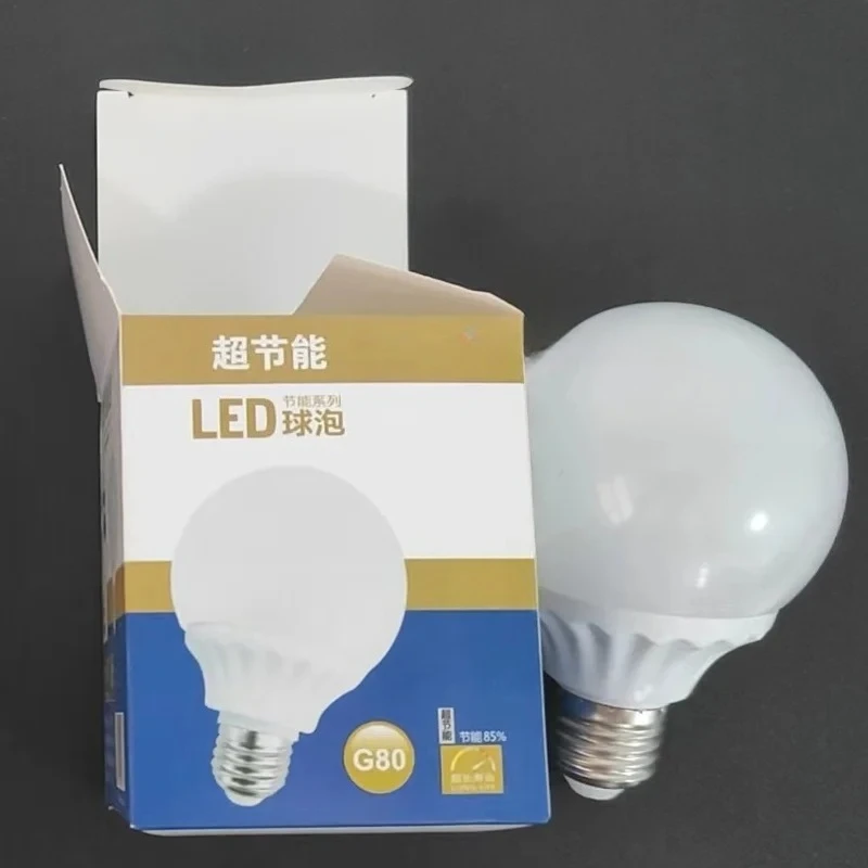 مصمم الرجعية عالية الكثافة البوليسترين الأبيض مصابيح متدلية LED مطعم مكافحة جزيرة مقهى تركيبة إضاءة G80 لمبة