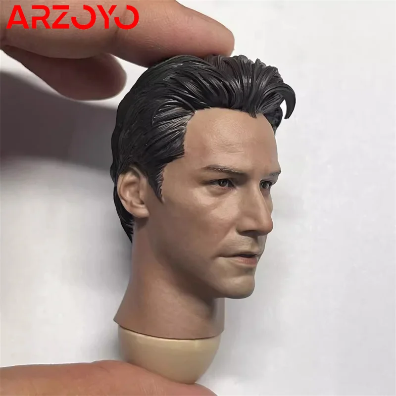 Keanu Reeves Head Sculpt Carimplanted Model, Fit for 12, Male Soldier Action Figure, Body Dolls, En stock, Échelle 1/6