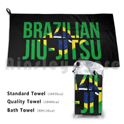 Brazilian Jiu Jitsu Custom Towel Bath Towel Bjj Brazilian Jiu Jitsu Gracie Grappling Martial Arts Mixed