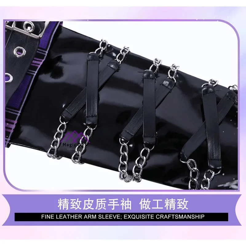 Игра Naraka: Bladepoint YuLingLong Косплей Аниме Костюм Ролевые игры Сексуальное фиолетовое платье Лолиты Парик для женщин Хэллоуин Вечеринка