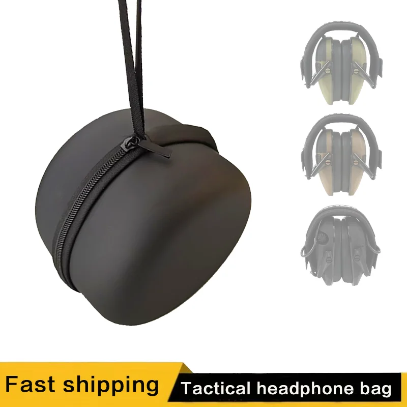 

Сумка для хранения наушников для стрельбы, коробка для наушников, водонепроницаемая дорожная сумка для слуха для охоты и стрельбы