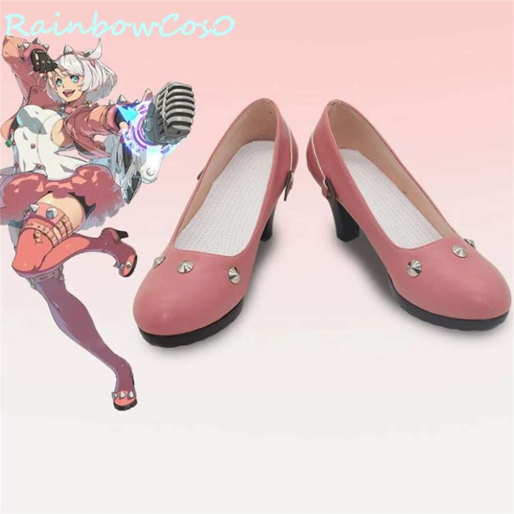 Elphelt Valentine Guilty Gear Cosplay Shoes Boots Game Anime Halloween Christmas RainbowCos0 W3753