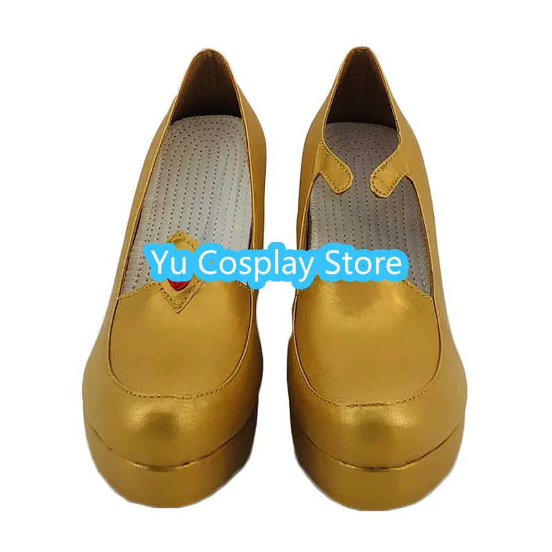 Yu Cosplay Store Genshin Impact Mona Cosplay New World Anime Role Playing Custom Shoes Game Anime Carnival Halloween Shoes