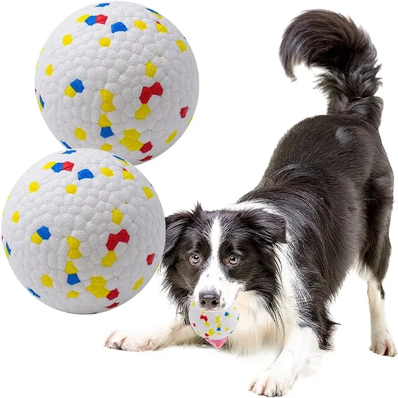 

Solid Dog Chew Ball, High Elasticity & Bite Resistant Toy for Small Medium Large Dogs, Durable Pet Training & Playing Ball