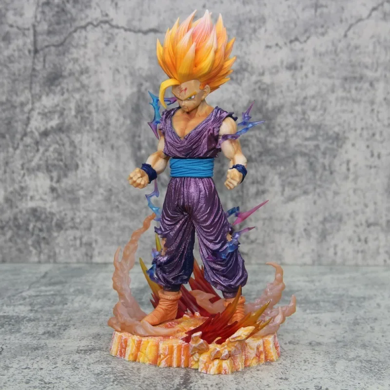 Figura de acción de Dragon Ball Z, Super Gohan Saiyan, Son Gohan, modelo de colección de Pvc, juguete, regalos de Anime, 26cm