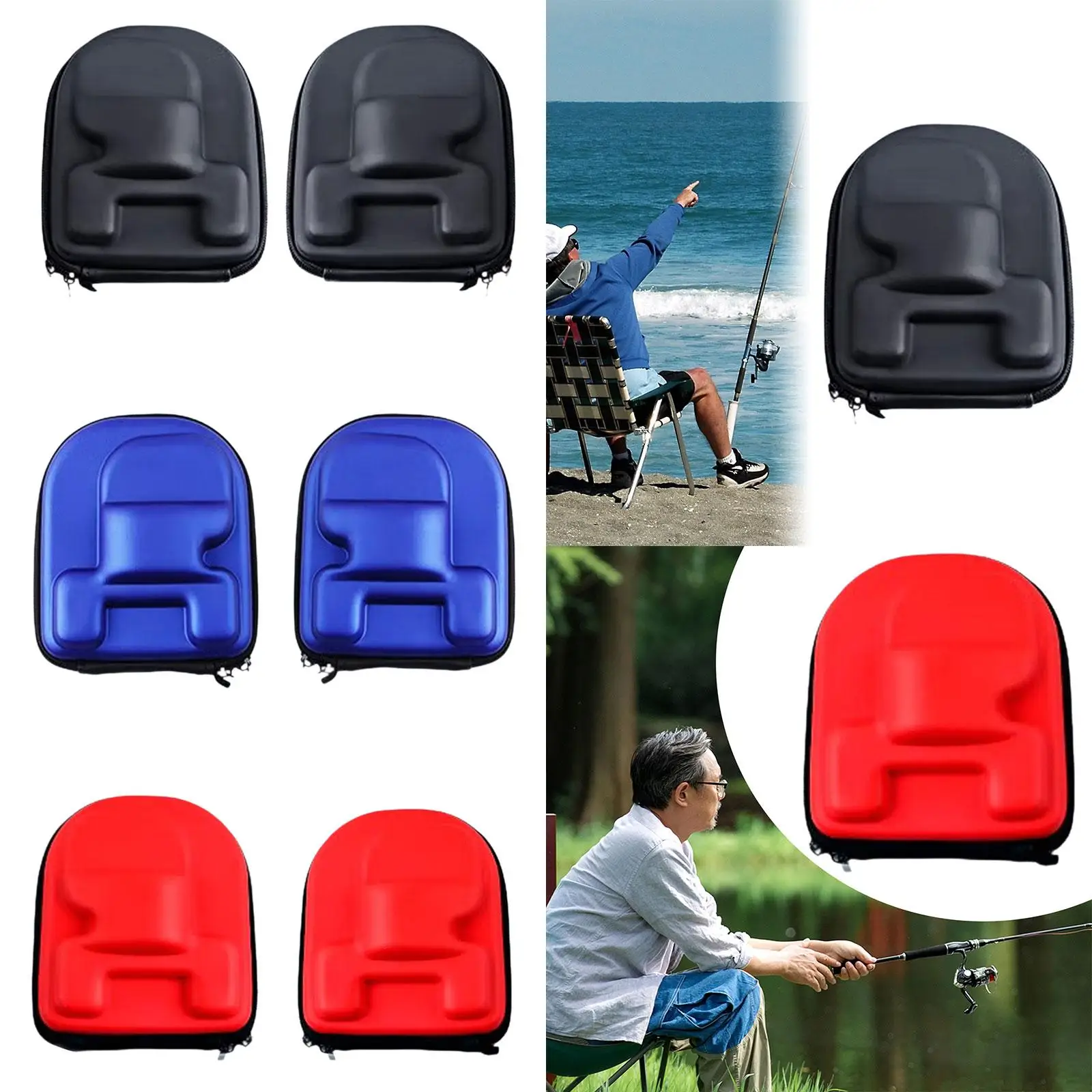 

Сумка для рыболовной катушки, чехол для рыболовных снастей, легкий портативный защитный водонепроницаемый защитный чехол для рыболовной катушки для литья приманки