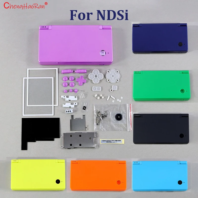 1Set Full Housing Cover Case OEM High Quality Replacement Shell For DSi NDSi Console Cover With Button Kits Screen Lens
